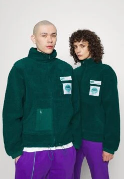 Denim Project Alex Unisex - Fleece Jacket - Green