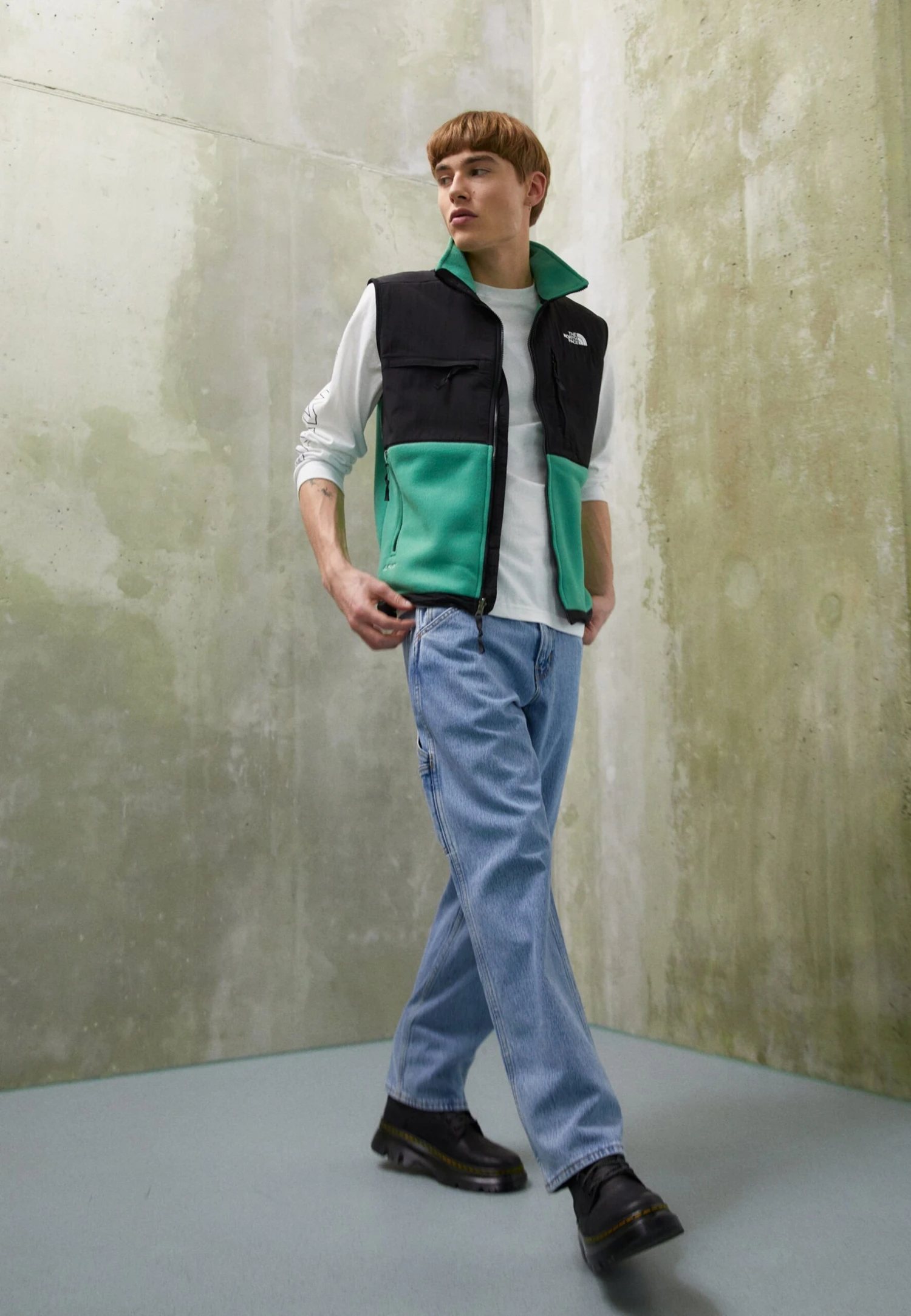 The North Face Denali Vest - Waistcoat - Deep Grass Green 2 The North Face Denali Vest - Waistcoat - Deep Grass Green - Image 2