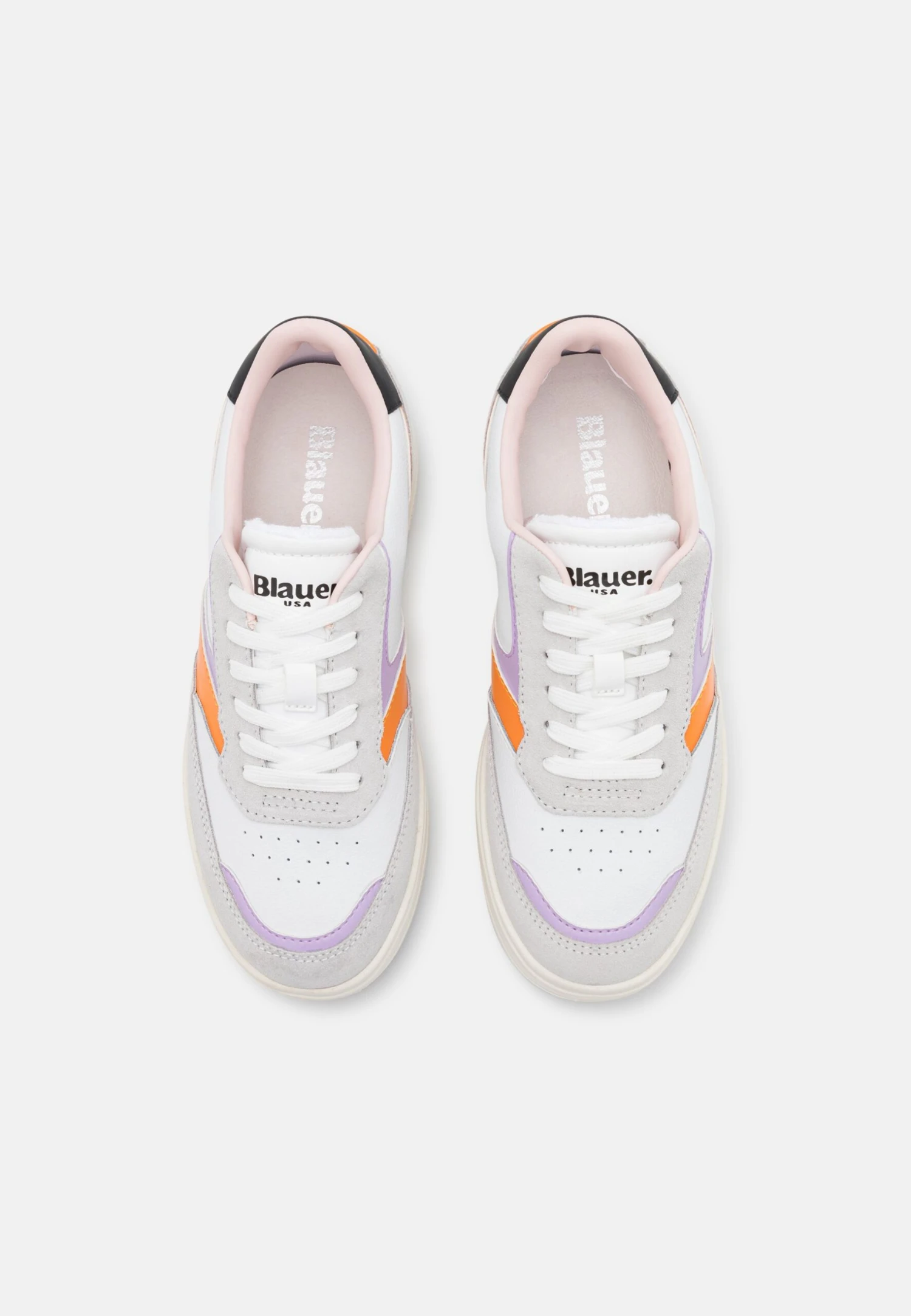 Blauer Blum - Trainers - White/Lilac/Orange 5 Blauer Blum - Trainers - White/Lilac/Orange - Image 5