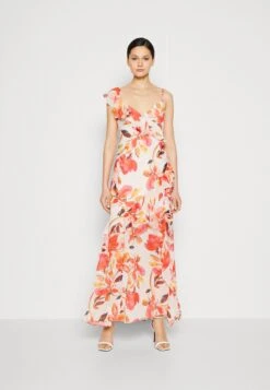 Forever New Charlie Ruffle Midi - Cocktail Dress / Party Dress - Multicoloured