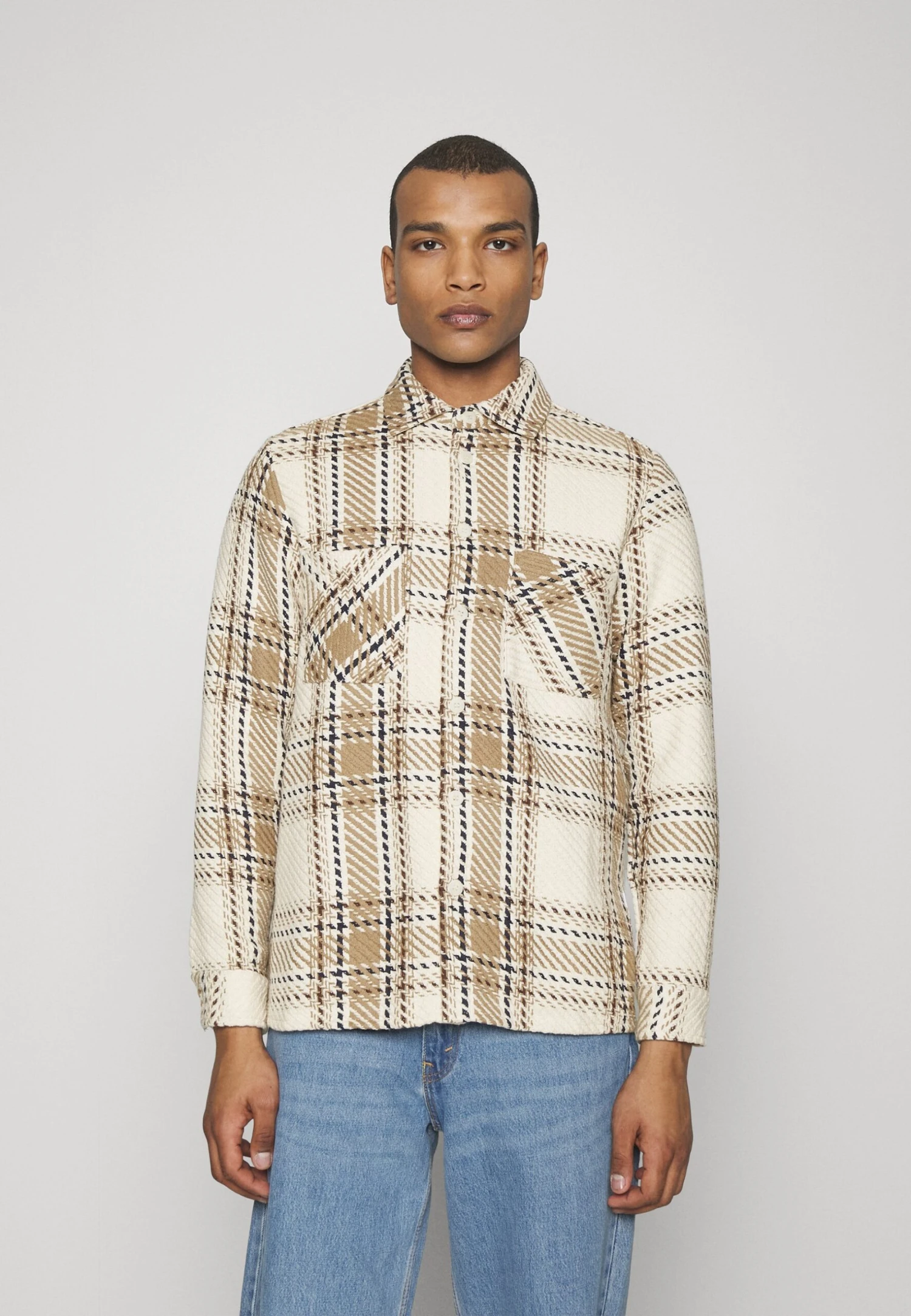 Whiting Overshirt Unisex - Light Jacket - Ecru/Beige 1 Whiting Overshirt Unisex - Light Jacket - Ecru/Beige