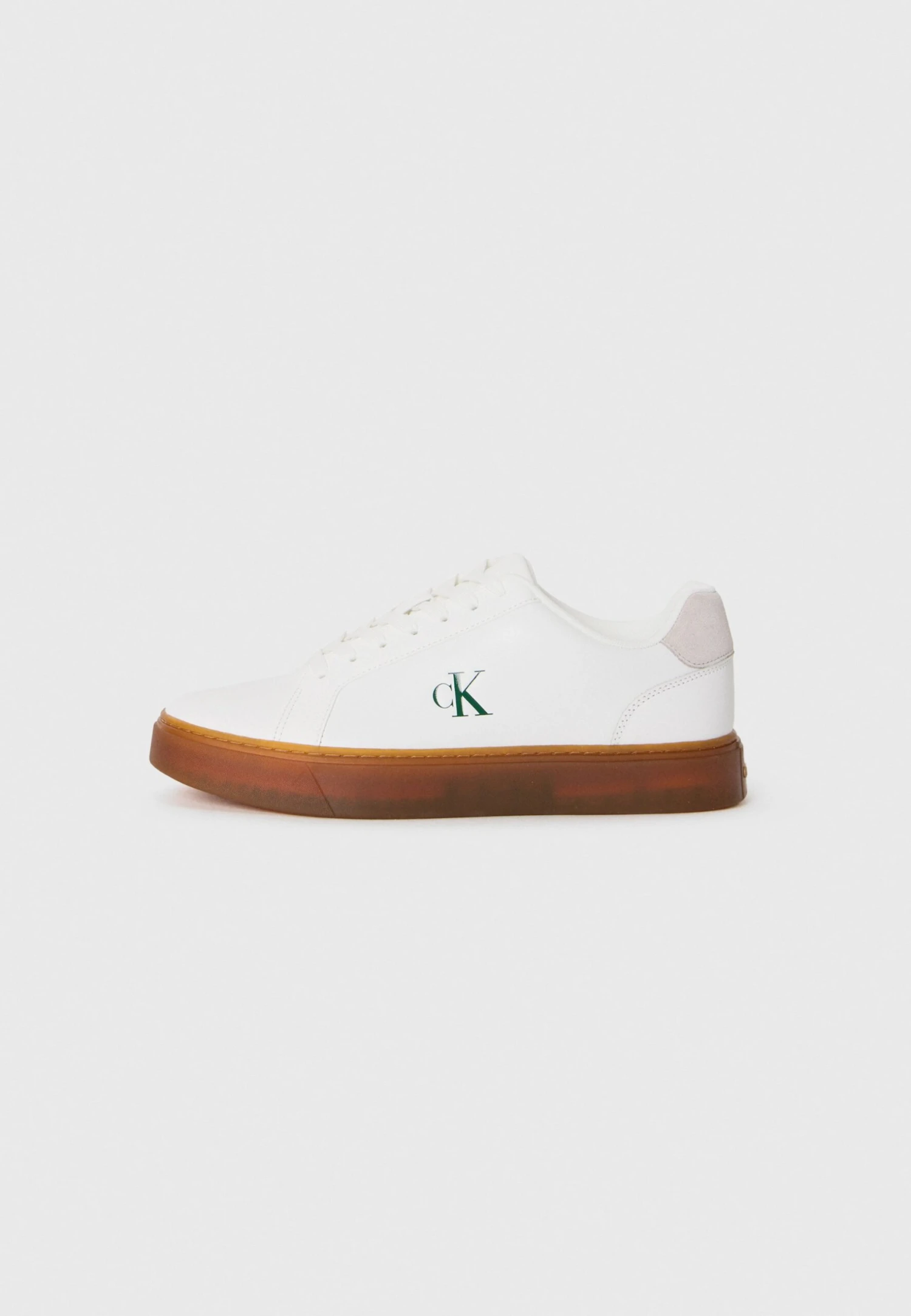 Calvin Klein Jeans CLASSIC CUPSOLE - Trainers - Bright White/chateau/gum 1 Calvin Klein Jeans CLASSIC CUPSOLE - Trainers - Bright White/chateau/gum