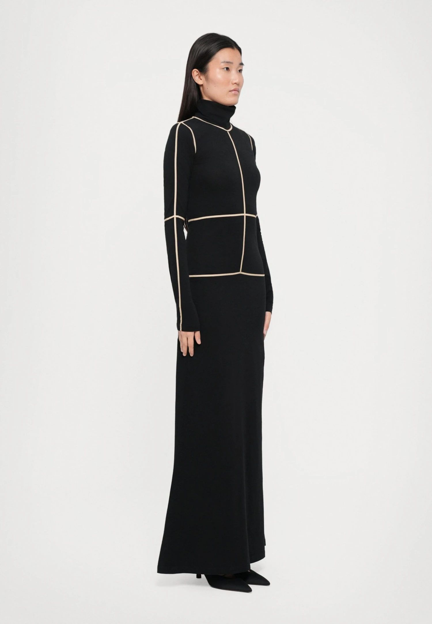 MM6 Maison Margiela MAXI DRESS - Maxi Dress - Black 4 MM6 Maison Margiela MAXI DRESS - Maxi Dress - Black - Image 4