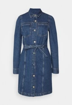 Puff Dress Med Osceola - Denim Dress - Medium Wash -Modern Classic Shoes Store be67ebaf41b548388236d863753098c1