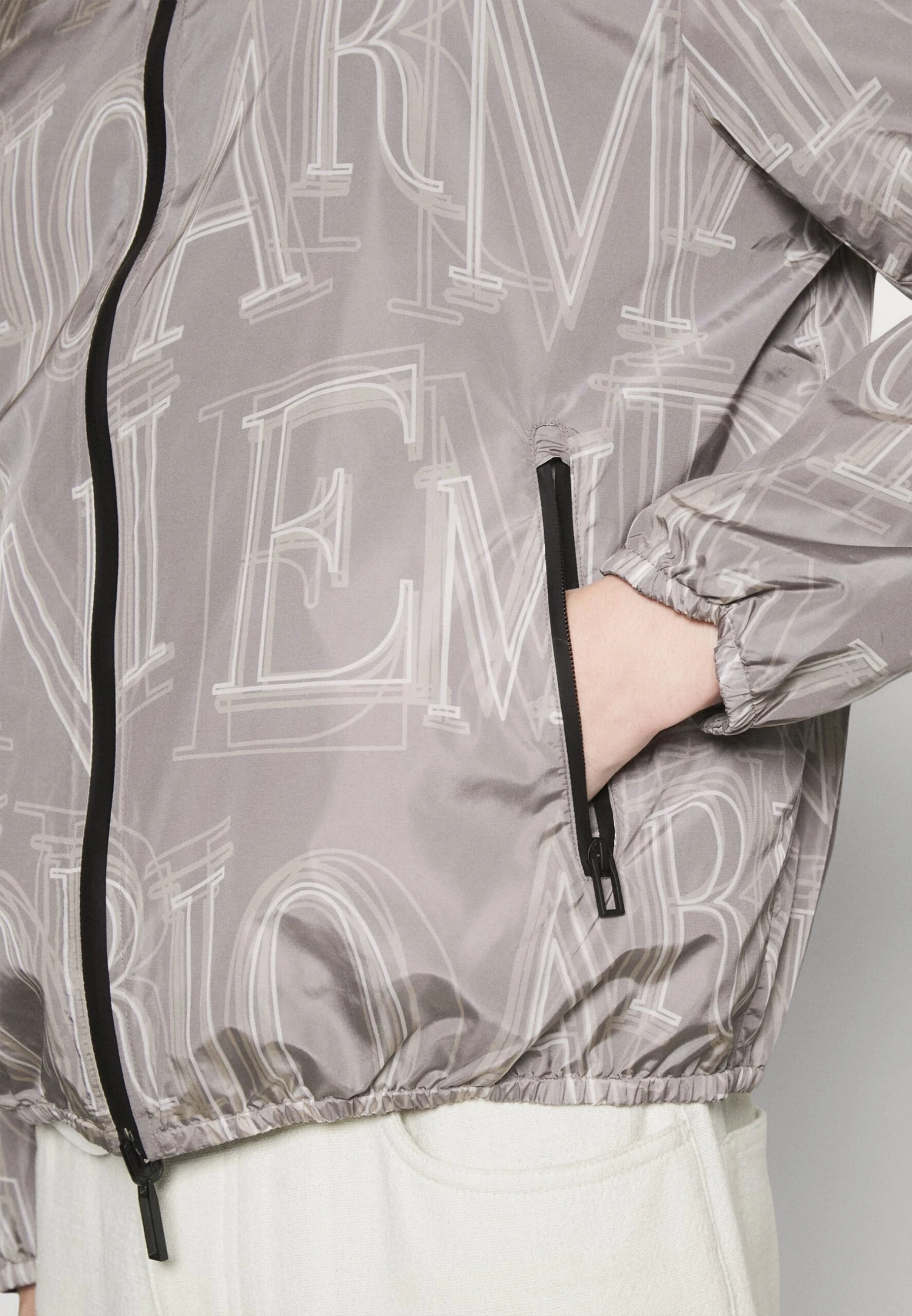 Emporio Armani Blouson Jacket - Summer Jacket - Ea Big Grigio 7 Emporio Armani Blouson Jacket - Summer Jacket - Ea Big Grigio - Image 7