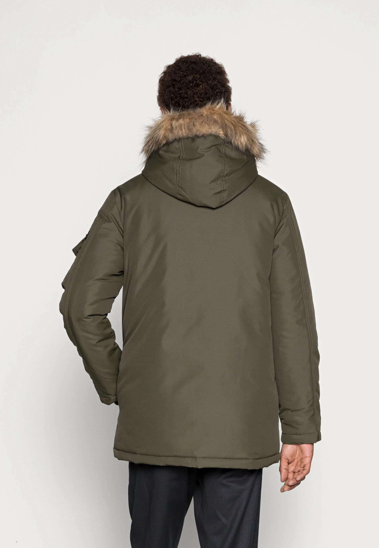 Jack & Jones Jjeglobe - Winter Jacket - Forest Night 3 Jack & Jones Jjeglobe - Winter Jacket - Forest Night - Image 3