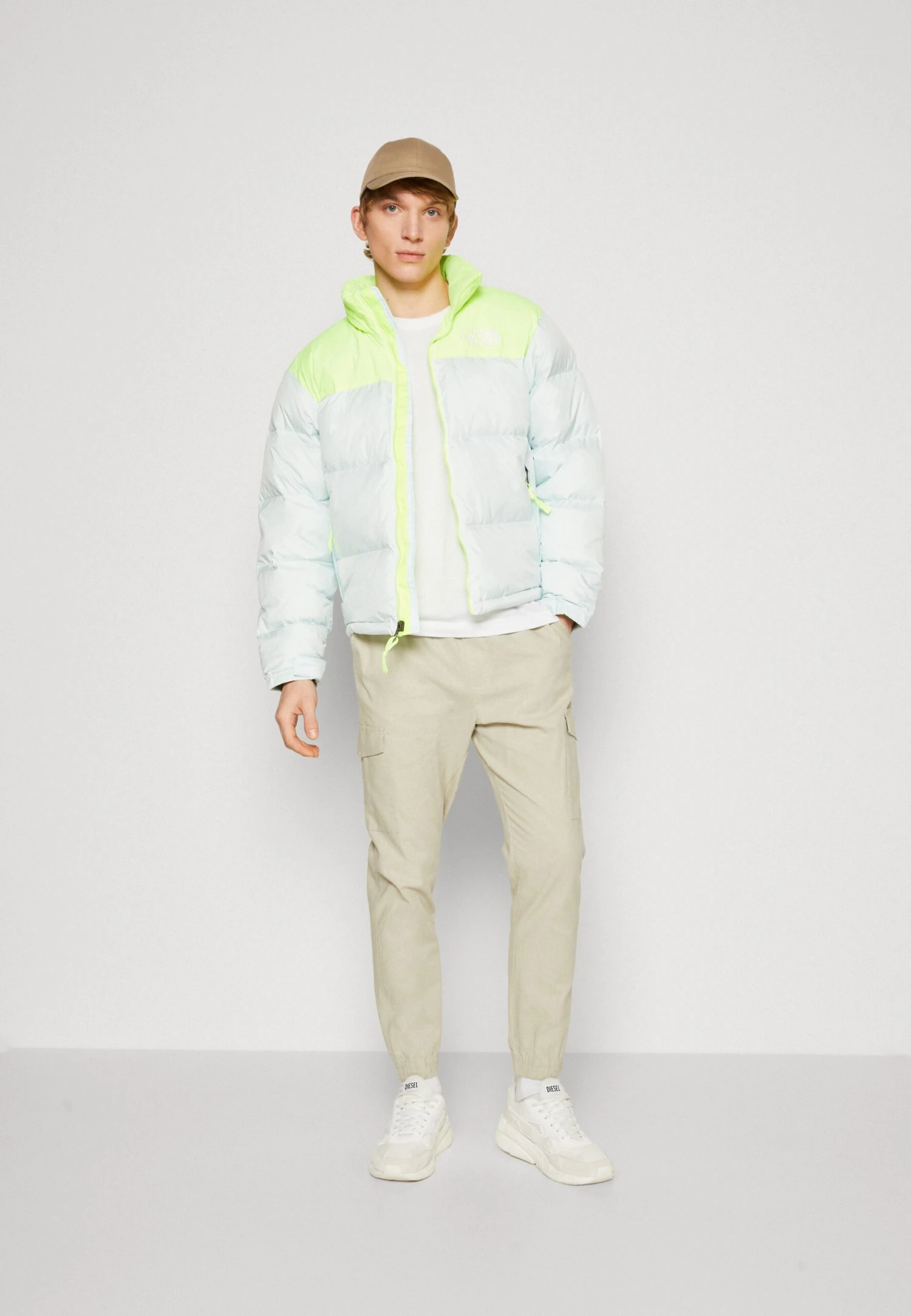 The North Face 1996 Retro - Winter Jacket - Skylight Blue/Led Yellow 2 The North Face 1996 Retro - Winter Jacket - Skylight Blue/Led Yellow - Image 2