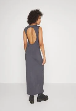 WEEKDAY Lucy Open Back Dress - Maxi Dress - Steel Blue 8 WEEKDAY Lucy Open Back Dress - Maxi Dress - Steel Blue -Modern Classic Shoes Store bf484729423f485498a28a8361dc7ebd