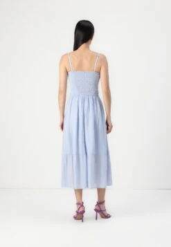 Hollister Co. DROP WAIST MAXI - Day Dress - Blue -Modern Classic Shoes Store bf944abd24f140a9a4bd3973db4492c8