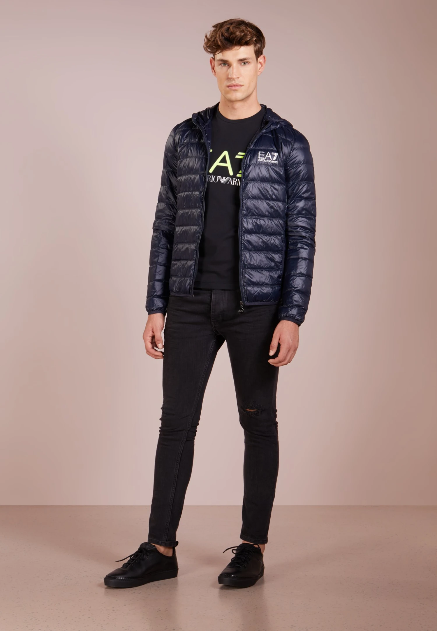EA7 Emporio Armani Jacket - Down Jacket - Night Blue 2 EA7 Emporio Armani Jacket - Down Jacket - Night Blue - Image 2