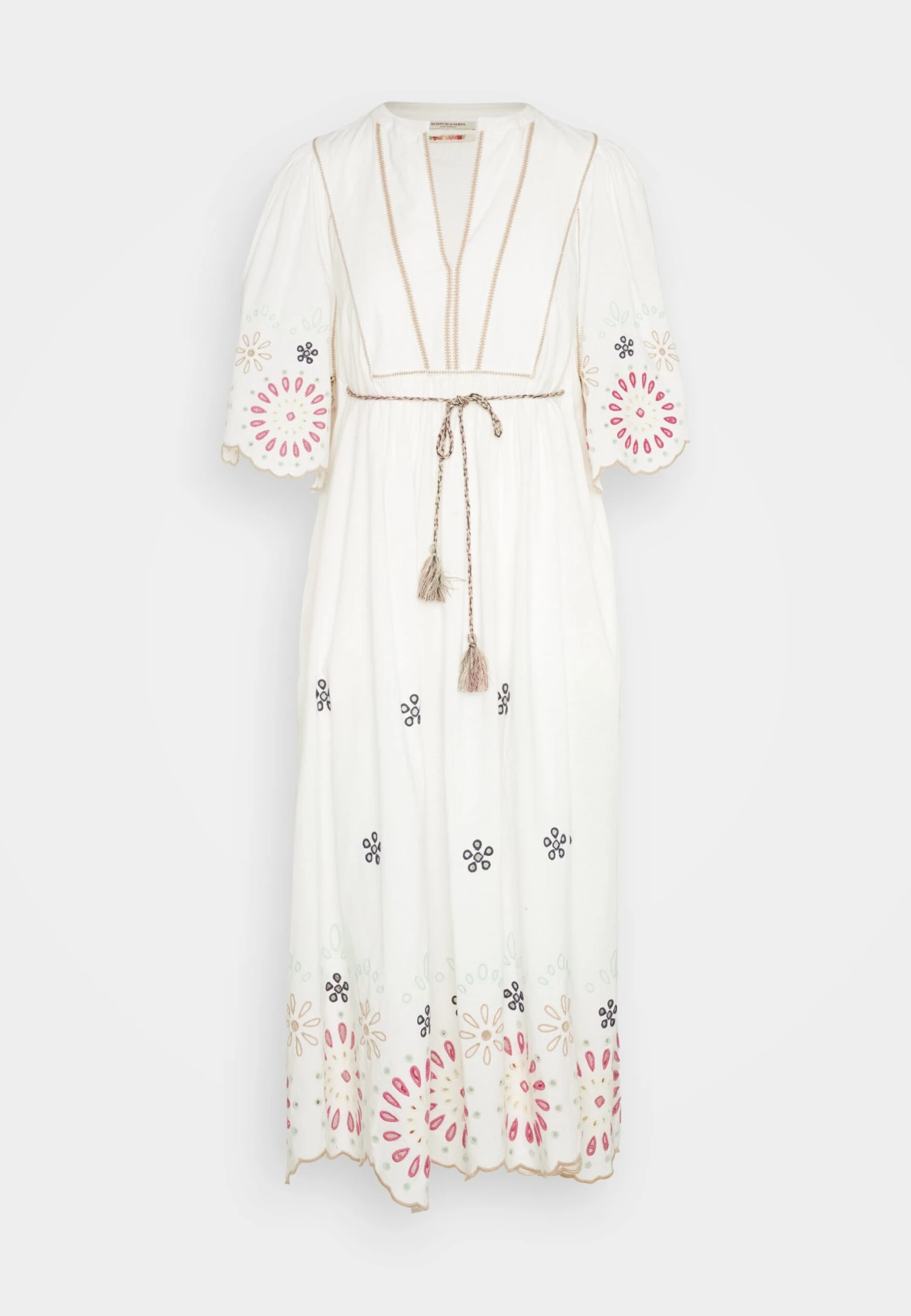 Scotch & Soda Broderie Dress - Day Dress - Vanilla White 5 Scotch & Soda Broderie Dress - Day Dress - Vanilla White - Image 5