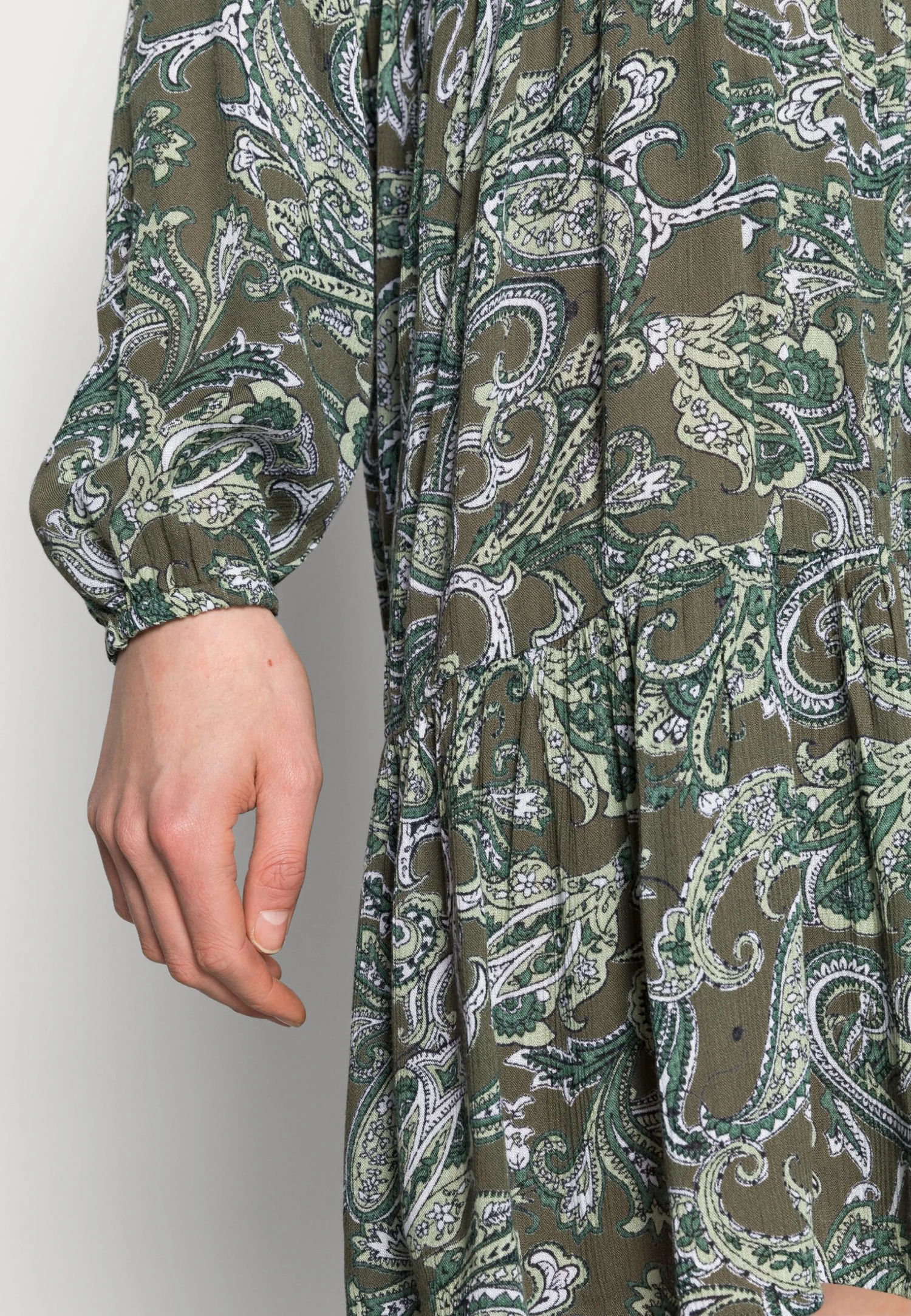 Kaffe Evity Amber Dress - Shirt Dress - Green 4 Kaffe Evity Amber Dress - Shirt Dress - Green - Image 4