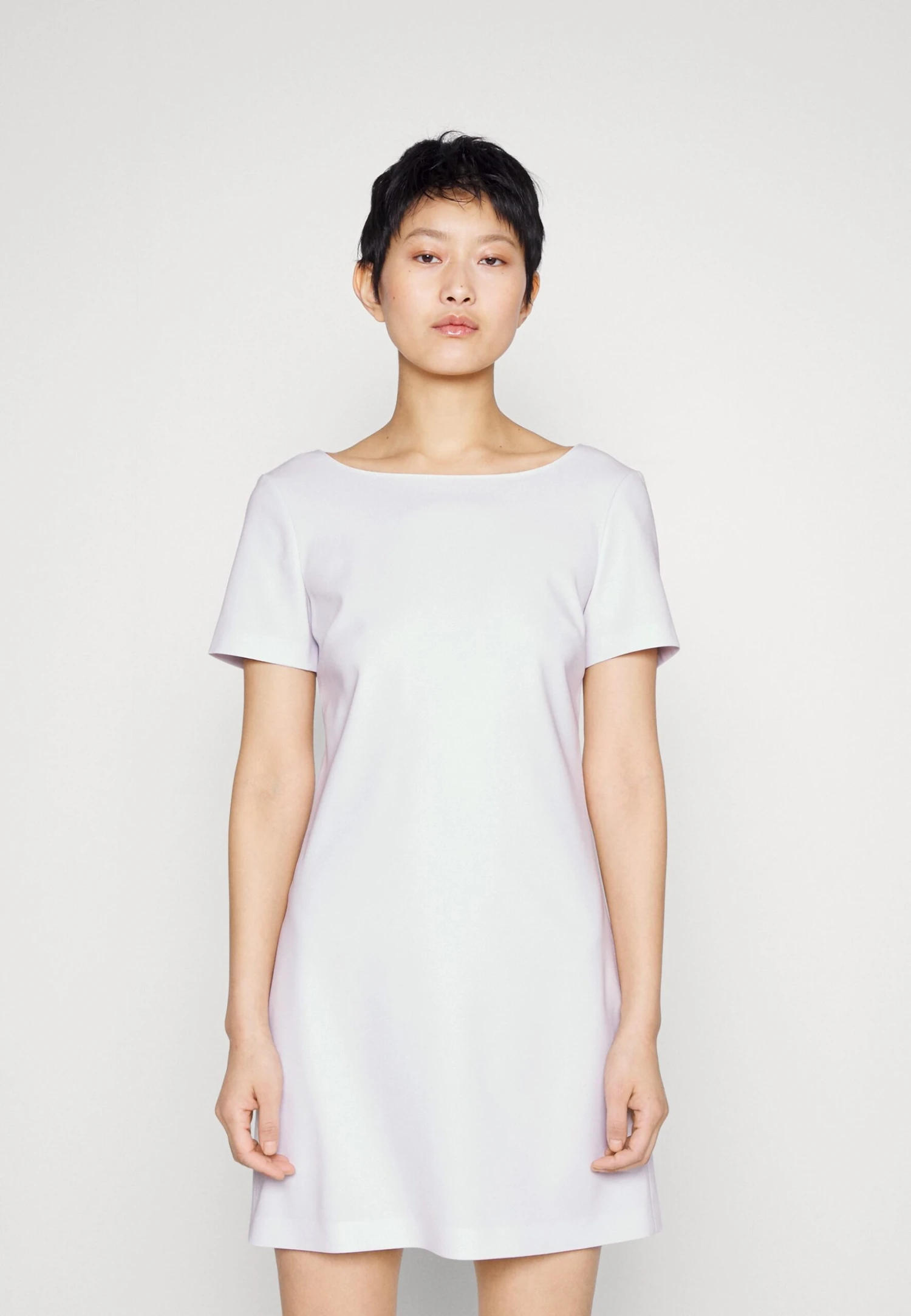 Patrizia Pepe Abito Dress - Day Dress - Lilac Gray 1 Patrizia Pepe Abito Dress - Day Dress - Lilac Gray