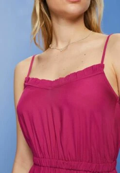 Edc By Esprit Light - Maxi Dress - Dark Pink -Modern Classic Shoes Store c15661c970f84161a0d548ce31c92444