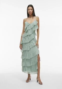Vila VILUNA STRAP ANKLE - Maxi Dress - Green Milieu