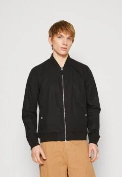 AllSaints Reversible Bassett Bomber - Bomber Jacket - Balck/Ash Khaki