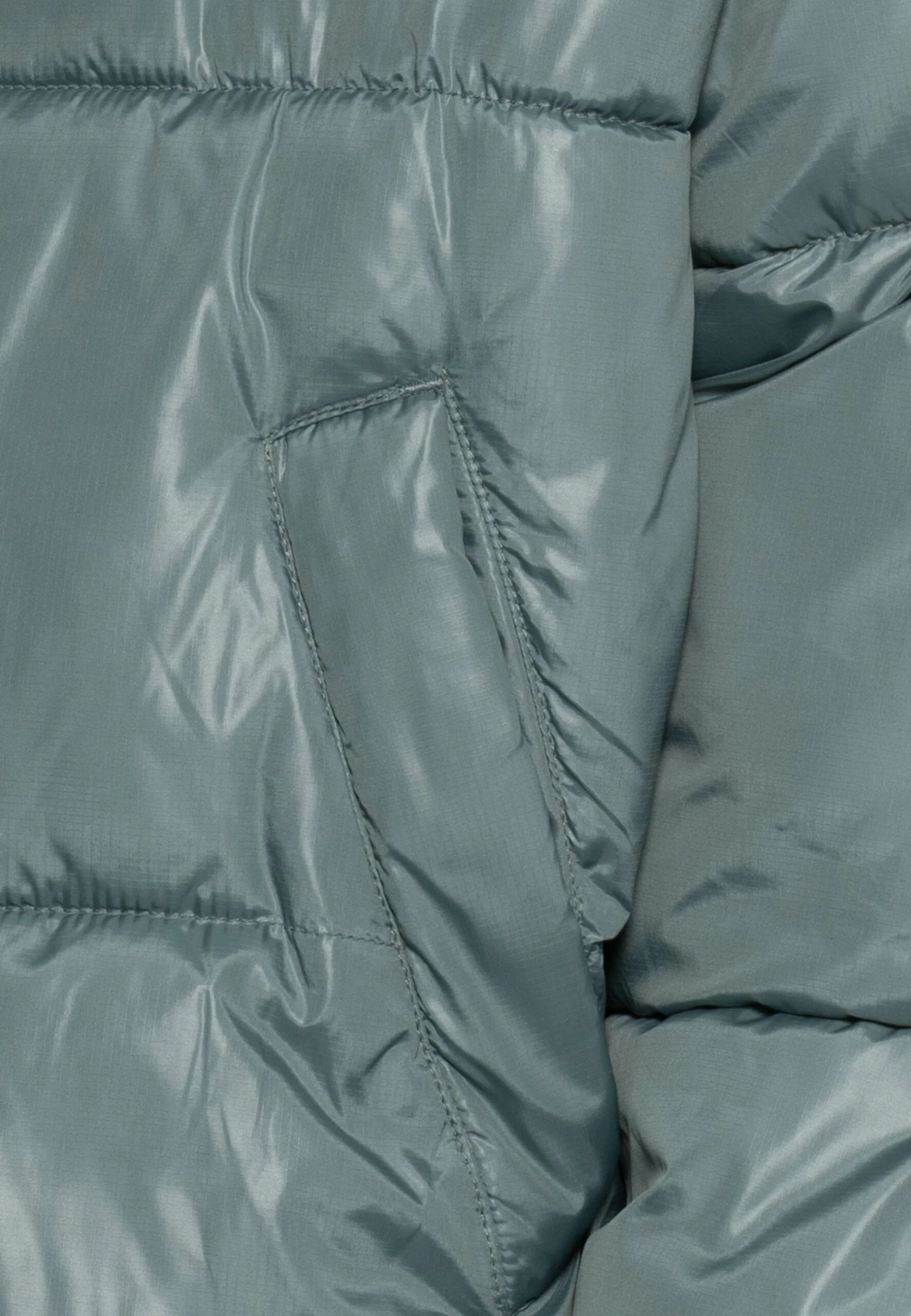 WEEKDAY Padded Jacket - Winter Jacket - Mid Blue 3 WEEKDAY Padded Jacket - Winter Jacket - Mid Blue - Image 3