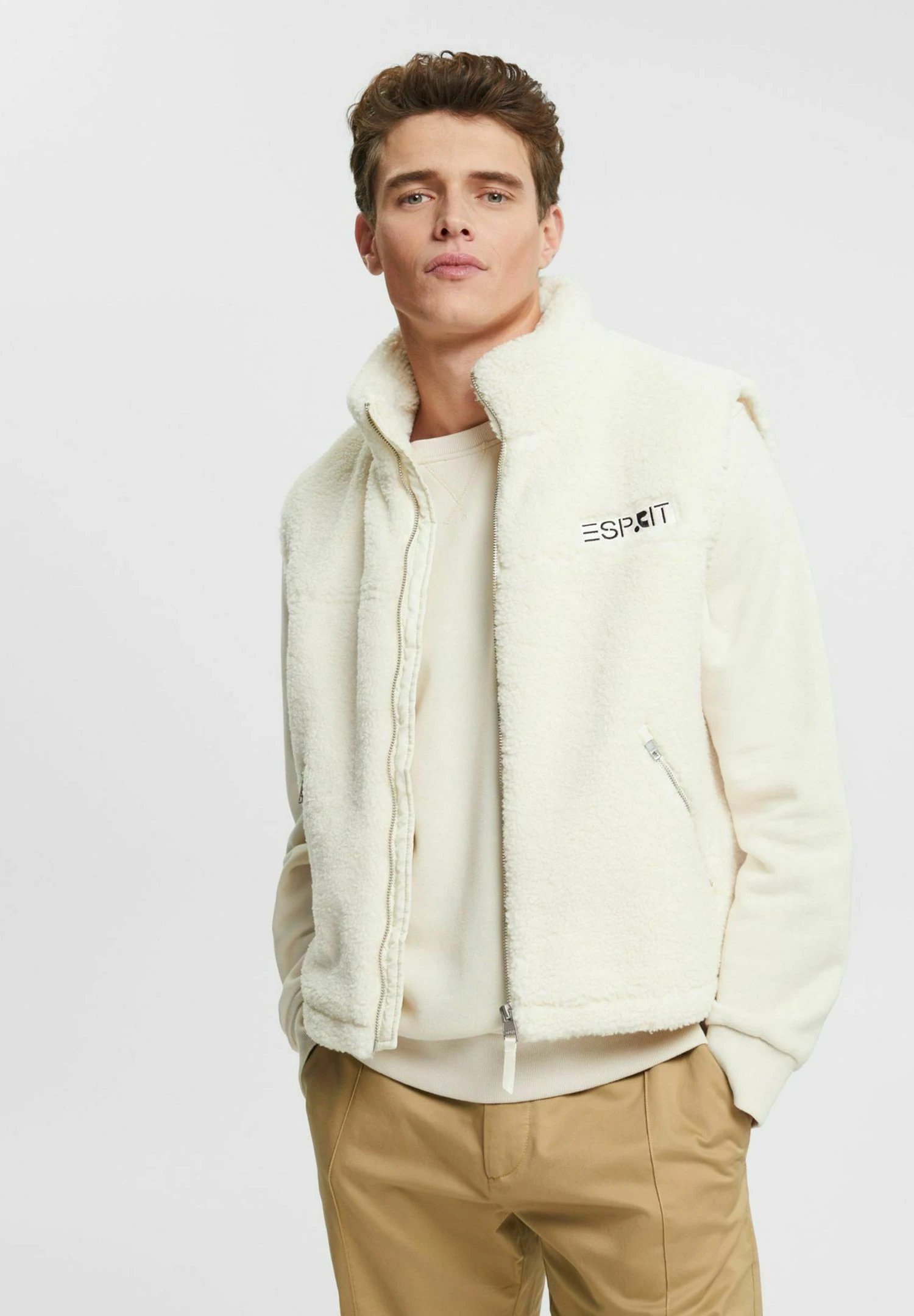 ESPRIT Outdoor - Waistcoat - Off White 1 ESPRIT Outdoor - Waistcoat - Off White