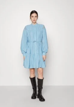 Bruuns Bazaar Viola Leora Dress - Day Dress - Light Blue