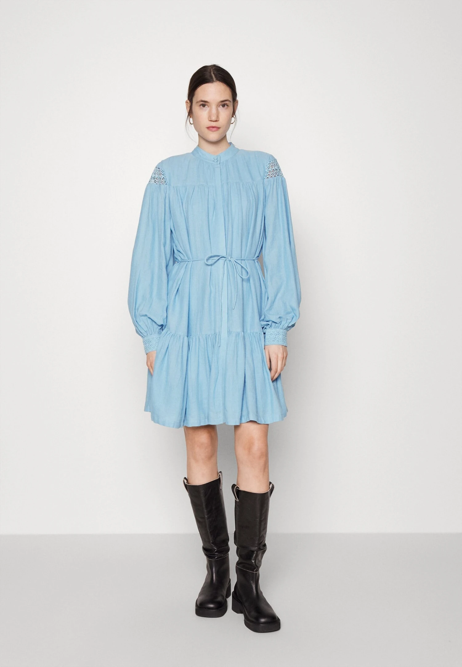 Bruuns Bazaar Viola Leora Dress - Day Dress - Light Blue 1 Bruuns Bazaar Viola Leora Dress - Day Dress - Light Blue