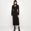 Gestuz Anka Long Dress - Jersey Dress - Black
