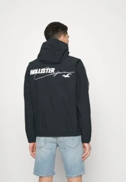 Hollister Co. Track - Summer Jacket - Black -Modern Classic Shoes Store c6d873ed50264790b121d4f2b1e87531
