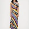 Staud PHARE DRESS - Cocktail Dress / Party Dress - Multicoloured