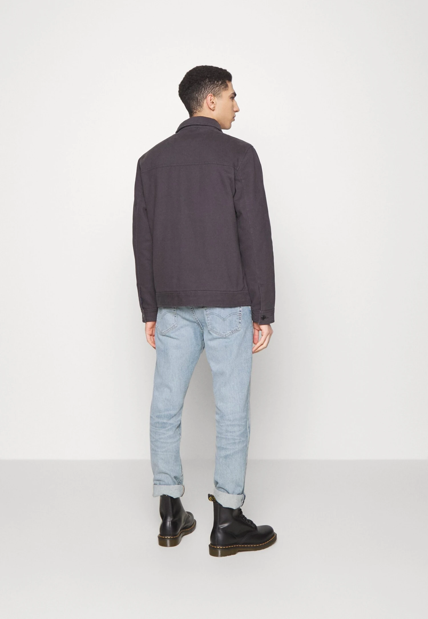 Only & Sons Onsearl Chore Jacket- Light Jacket - Dark Navy 3 Only & Sons Onsearl Chore Jacket- Light Jacket - Dark Navy - Image 3