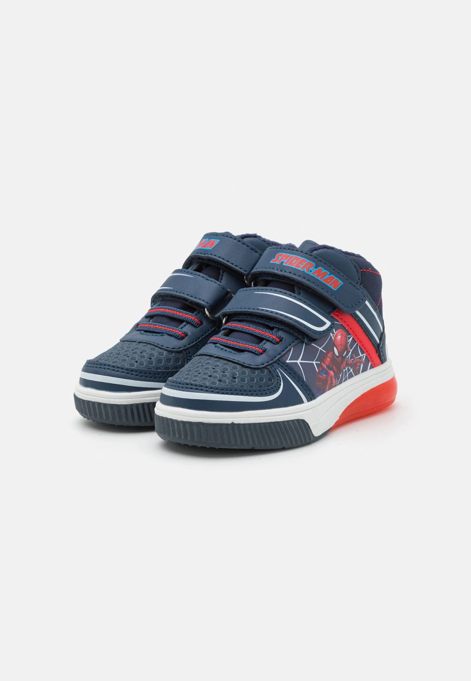 Friboo SPIDERMAN BLINKING OUTSOLE - High-top Trainers - Dark Blue 2 Friboo SPIDERMAN BLINKING OUTSOLE - High-top Trainers - Dark Blue - Image 2