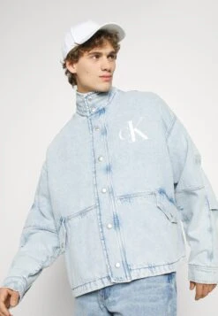 Calvin Klein Jeans Anorak - Denim Jacket - Denim Light -Modern Classic Shoes Store c8781086543b46919312f866d83ce053