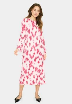 Saint Tropez MUNI - Day Dress - Pink Blurry Big Blooms