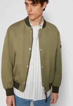 Marc O'Polo Bomber Jacket - Olive -Modern Classic Shoes Store c8d3de49e8fc466d87b5f2d1503cb279