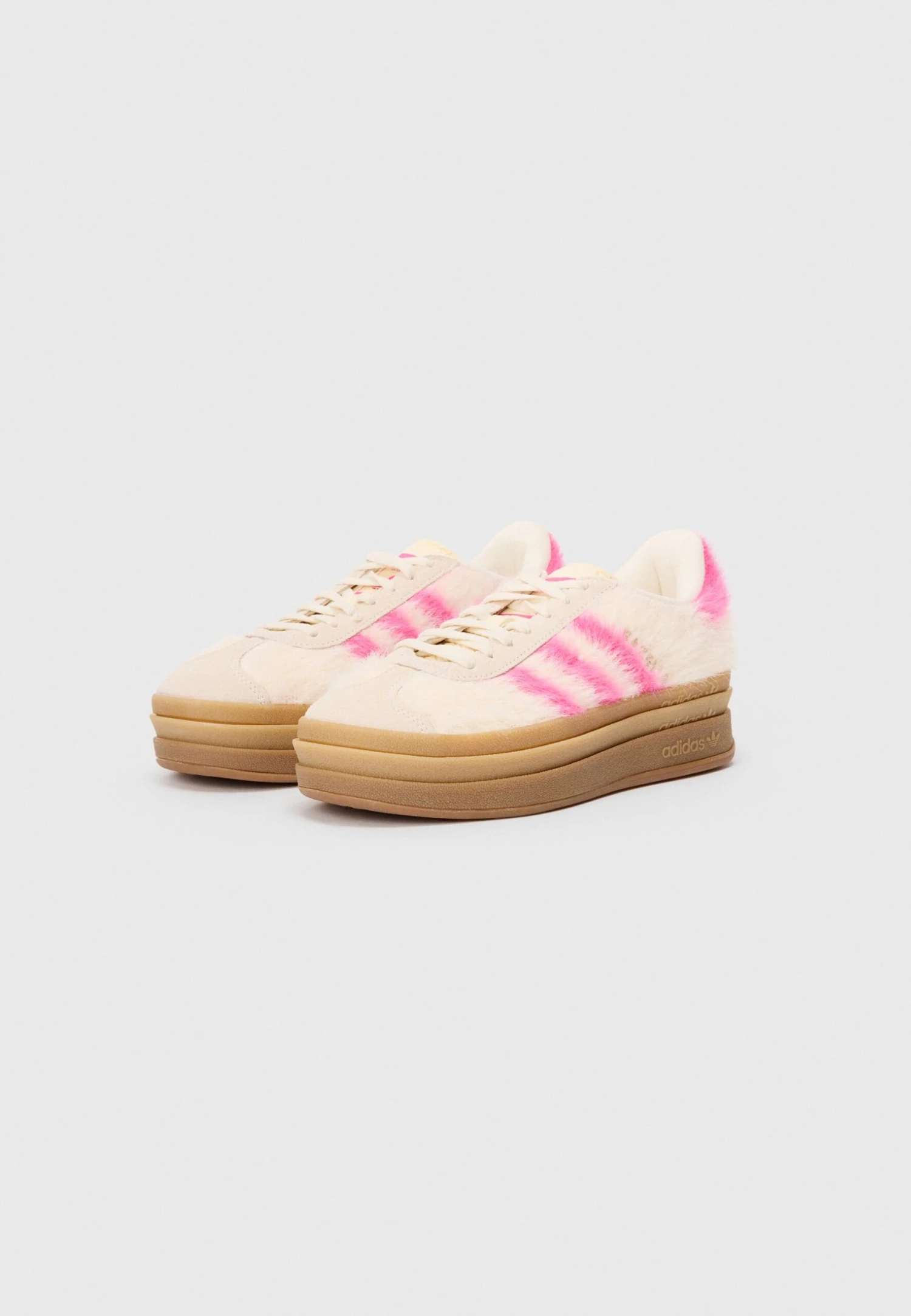 Adidas Originals GAZELLE BOLD - Trainers - Cream White/shock Pink/gold-coloured 2 Adidas Originals GAZELLE BOLD - Trainers - Cream White/shock Pink/gold-coloured - Image 2