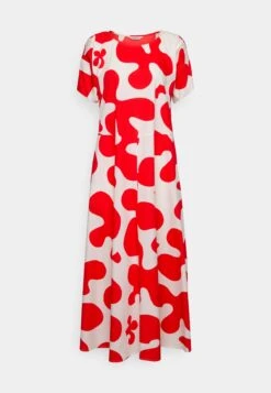 Marimekko Fenja Pulloposti Poplin Dress - Maxi Dress - Red 12 Marimekko Fenja Pulloposti Poplin Dress - Maxi Dress - Red -Modern Classic Shoes Store c99e034786f34617b72ad6658192be8d