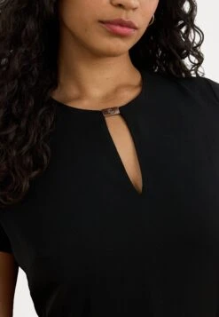 BELTED GEORGETTE DRESS - Day Dress - Black 10 BELTED GEORGETTE DRESS - Day Dress - Black -Modern Classic Shoes Store c9d31d33acfb48a98e242200c9dfa82a