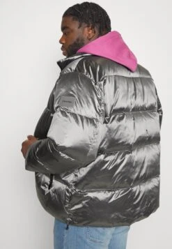 Calvin Klein Shine Puffer Jacket - Winter Jacket - Silver -Modern Classic Shoes Store ca4ef79897c14b5296f7fe6dc6465d8f
