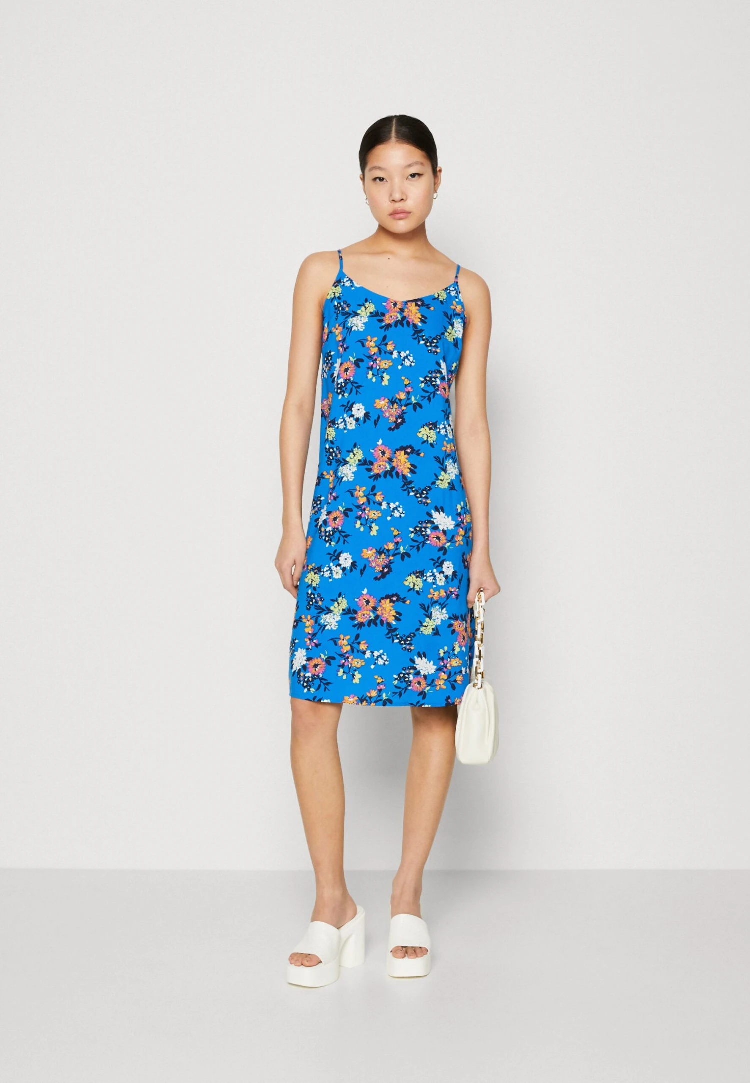 B.young Joella Short Slip Dress - Day Dress - Ibiza Blue Mix 2 B.young Joella Short Slip Dress - Day Dress - Ibiza Blue Mix - Image 2