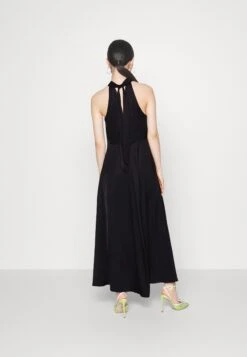 Halterneck Ankle Dress - Cocktail Dress / Party Dress - Black -Modern Classic Shoes Store ca95f60ab5064ac989996f32f816006a