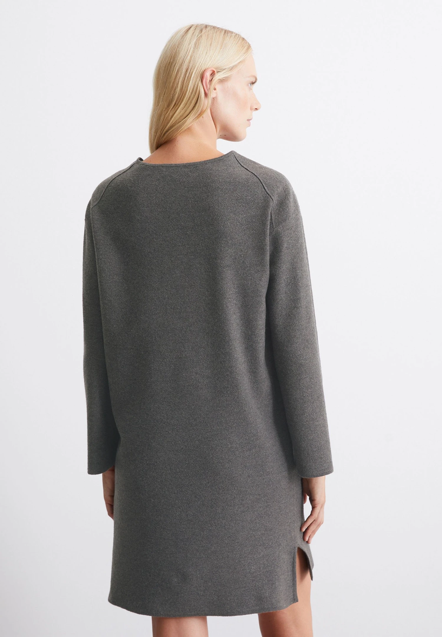 Marc O'Polo ROUNDNECK - Jumper Dress - Deep Grey Melange 4 Marc O'Polo ROUNDNECK - Jumper Dress - Deep Grey Melange - Image 4