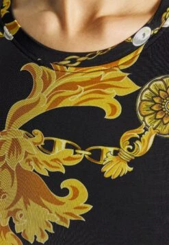 Jersey Dress - Black/Gold -Modern Classic Shoes Store cad5147fb415439da15b5f64aae2cf78