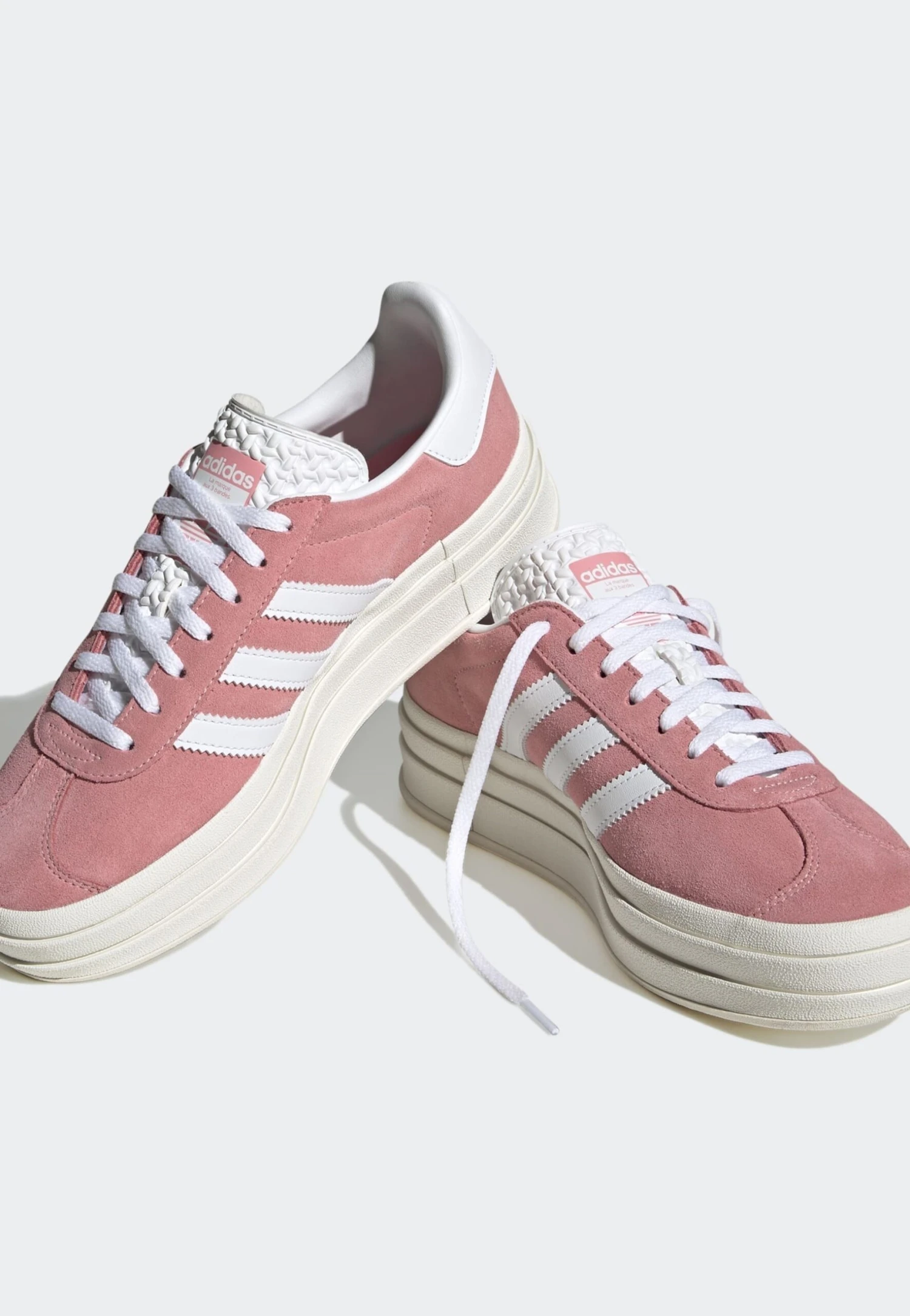 Adidas Originals Gazelle Bold- Trainers - Super Pop Cloud White Core White 11 Adidas Originals Gazelle Bold- Trainers - Super Pop Cloud White Core White - Image 11
