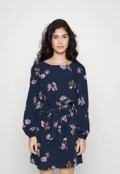 Vero Moda Petite Vmlydia Short Dress - Day Dress - Navy Blazer/Lana