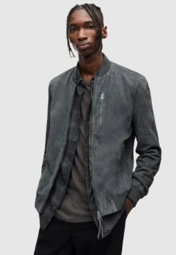 AllSaints Kemble- Leather Jacket - Slatestone Grey 12 AllSaints Kemble- Leather Jacket - Slatestone Grey -Modern Classic Shoes Store cb91c884bc954cbea8142159861512a6