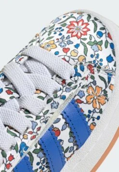 Adidas Originals CAMPUS LIBERTY LONDON COMFORT CLOSURE ELASTIC LACE - Trainers - Blue Blue/off White -Modern Classic Shoes Store cba45d2d6f8d41ba84bfcfa684cf20f7