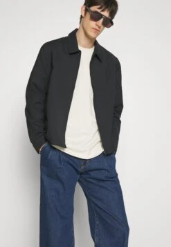 Harrington Jacket - Summer Jacket - Black Navy -Modern Classic Shoes Store cbc508dc130143a2a82a3ca1d5b2aed2