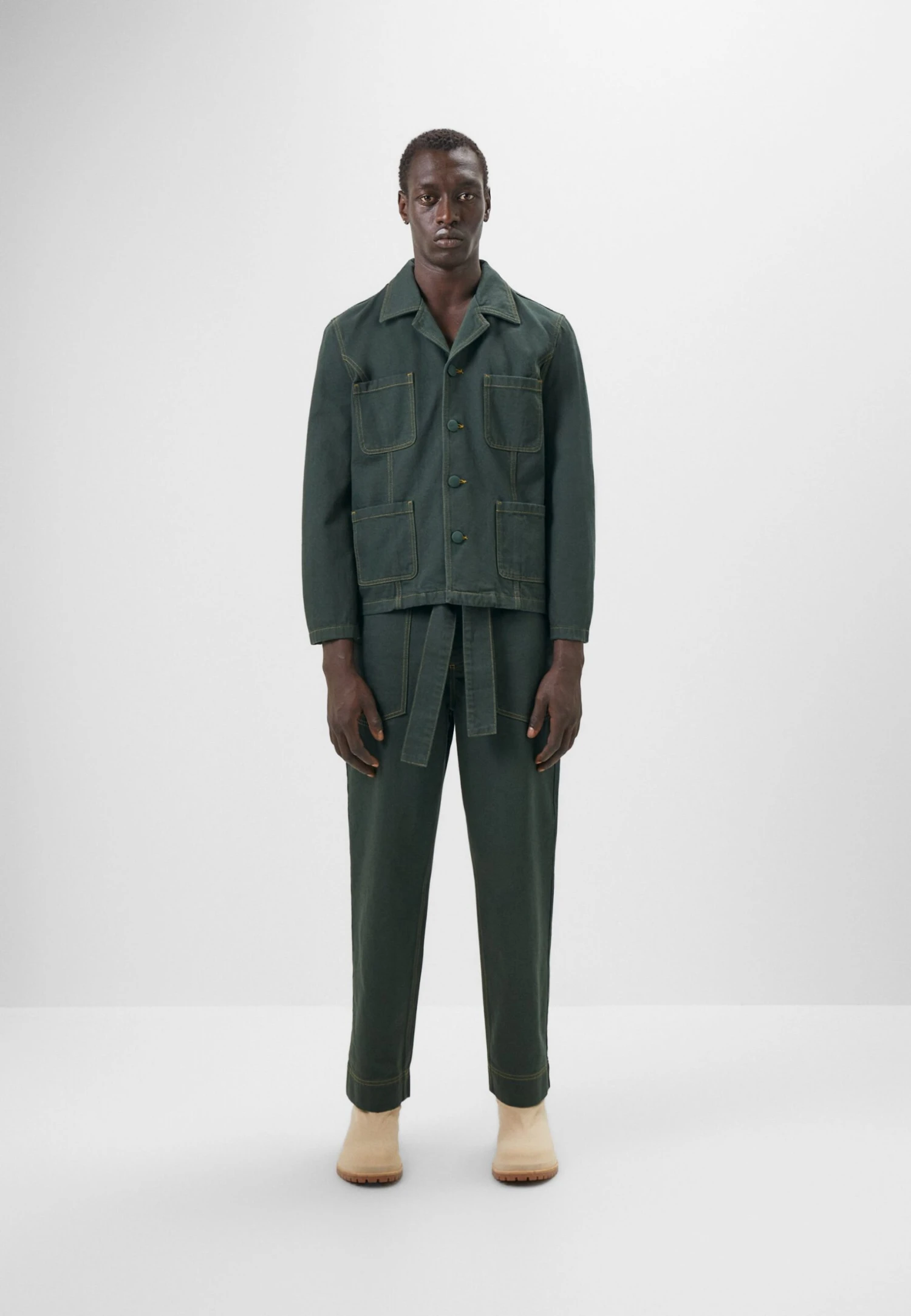 Summer Jacket - Bottle Green 1 Summer Jacket - Bottle Green