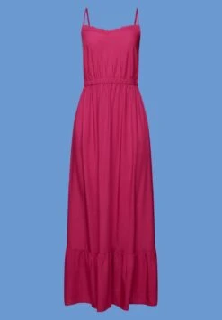 Edc By Esprit Light - Maxi Dress - Dark Pink -Modern Classic Shoes Store cc204021f0ce4af38d941189ecf433b5