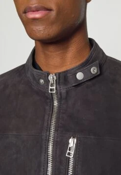 Goosecraft Galion Biker - Leather Jacket - Pure Chocolat -Modern Classic Shoes Store cc40c96891274e76a790603b410d6c11