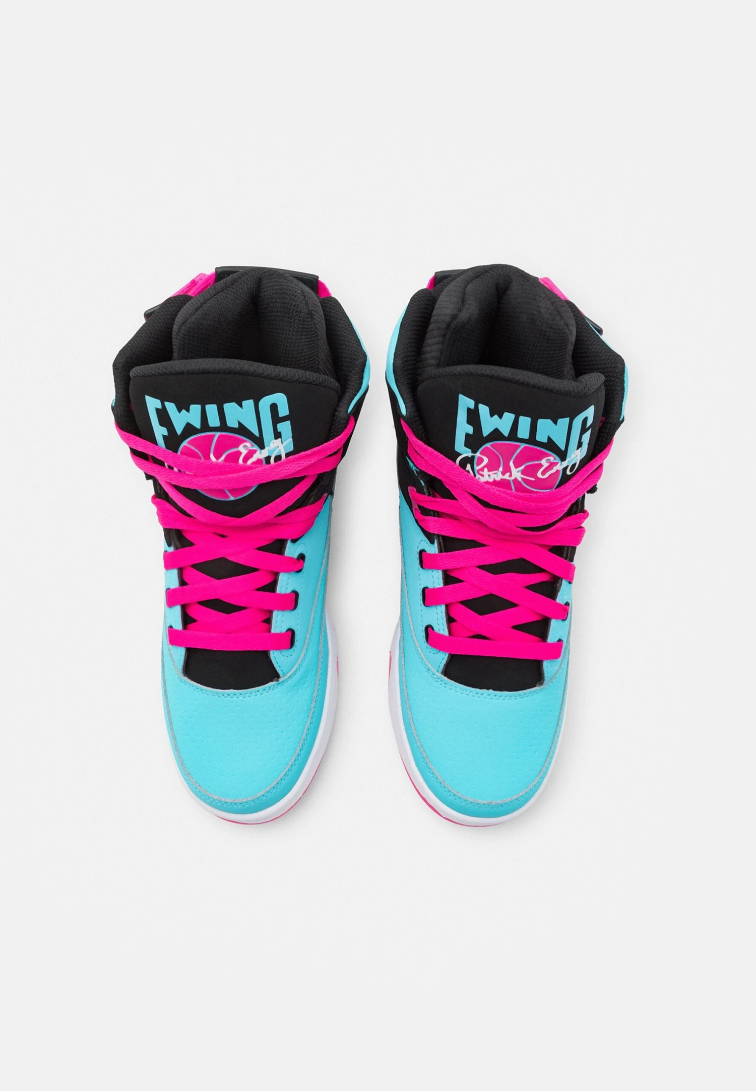 Ewing South Beach- High-Top Trainers - Multi-Coloured/Pink 4 Ewing South Beach- High-Top Trainers - Multi-Coloured/Pink - Image 4