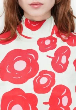 Marimekko AIKAKAUSI TUMMA - Maxi Dress - Light Turquoise/red/pink -Modern Classic Shoes Store cce261b7a02a4adf93ef8148ba81a9d9